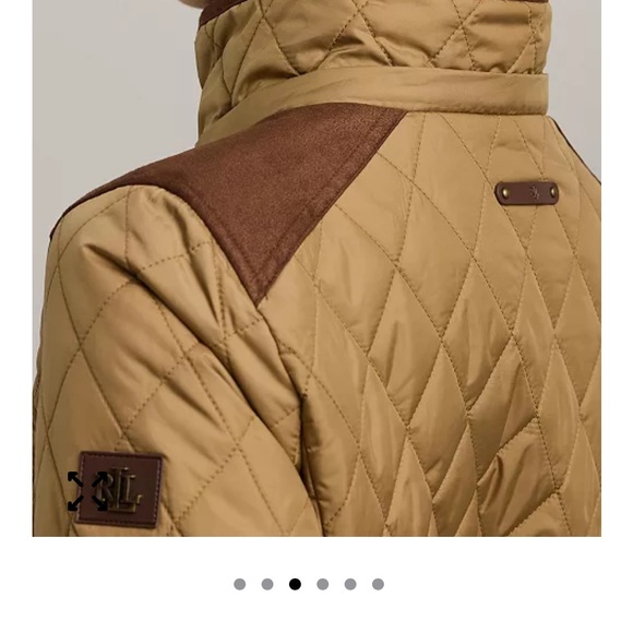 Ralph Lauren Quilted tan jacket. New and unworn. Out of box, tags removed. - Picture 3 of 6